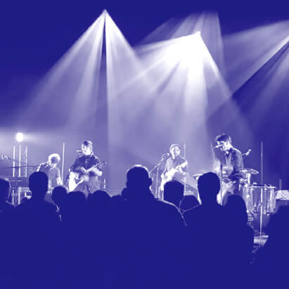 Image d'un concert à la salle L'Intégral